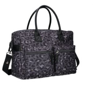 Kidzroom Wickeltasche Care Leopard Love Black