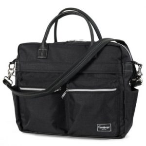 Emmaljunga Wickeltasche Travel Lounge Black