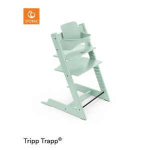 STOKKE® Tripp Trapp® Hochstuhl inkl. Baby Set Buche Soft Mint