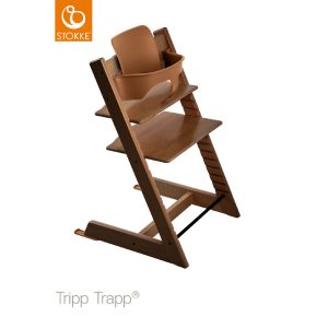 STOKKE® Tripp Trapp® Hochstuhl inkl. Baby Set Buche walnussbraun