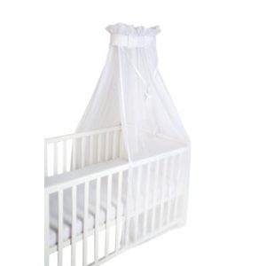 roba Babybett-Himmel safe asleep Himmel uni, weiß, mesh