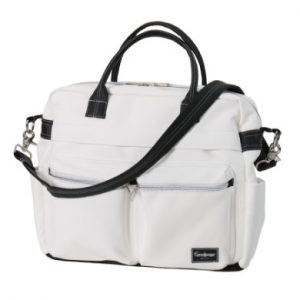 Emmaljunga Wickeltasche Travel Leatherette White Kollektion 2021