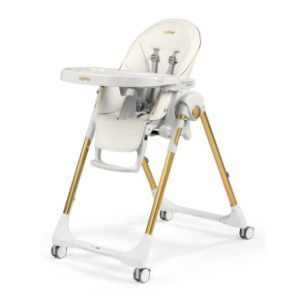 Peg Perego Hochstuhl Prima Pappa Follow Gold (Lederimitat)