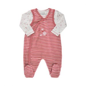 FIXONI Strampler Set Dusty Rose