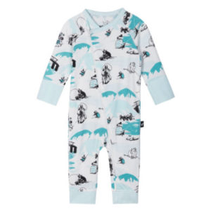 Reima Strampler Moomin Trygg Baby blue