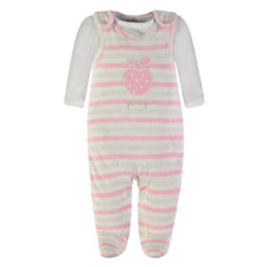 KANZ Baby Strampler-Set, 2-tlg, rosa
