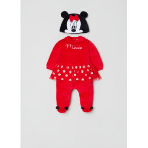 OVS Strampler Set Minnie Mouse True Red